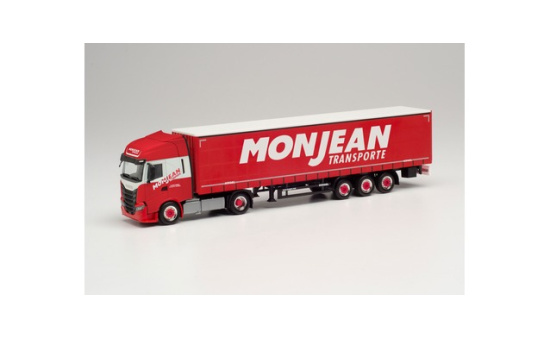 Herpa 314060 Iveco S-Way Gardinenplanen-Sattelzug 