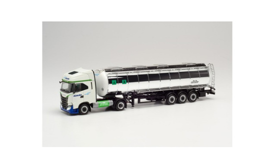 Herpa 314084 Iveco S-Way NP Lebensmitteltank-Sattelzug 