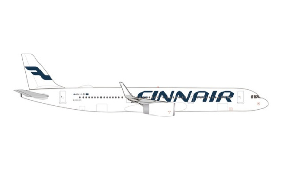 Herpa 535441 Finnair Airbus A321 OH-LZS - Vorbestellung 1:500