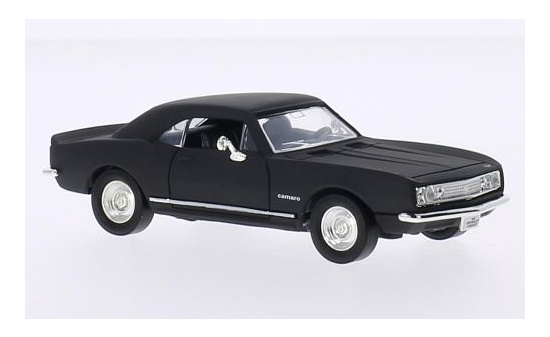 Lucky Die Cast 94216B-MATTEBLACK Chevrolet Camaro Z-28, matt-schwarz, ohne Vitrine, 1967 1:43