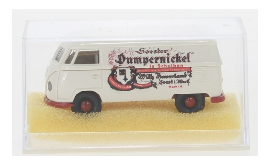 Brekina 90896 VW T1a Kasten --Archivmodell aus den 90er-Jahren--, Soester Pumpernickel, 1955 1:87