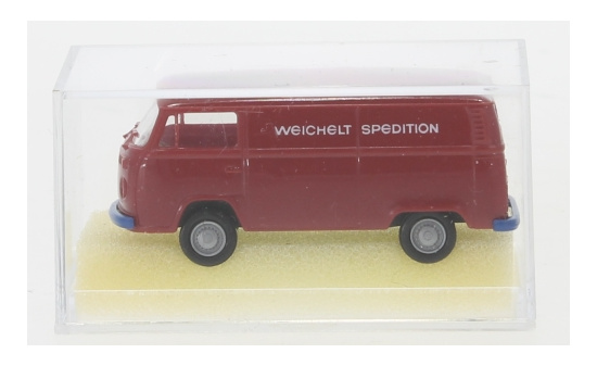 Brekina 90931 VW T2 Kasten --Archivmodell aus den 90er-Jahren--, Spedition Weichelt, 1972 1:87