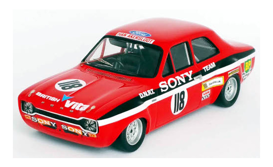 Trofeu RRNL06 Ford Escort MK I, RHD, No.118, Sony, Coupes Benelux, Zandvoort, Y.Fontaine, 1971 1:43