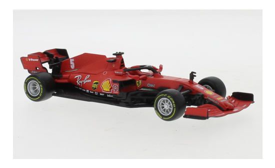Bburago 18-36823V Ferrari SF1000, No.5, Scuderia Ferrari, Formel 1, GP Österreich, S.Vettel, 2020 1:43