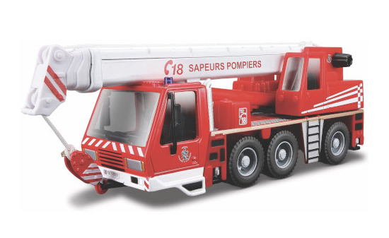 Bburago 18-32010 - Drehleiterwagen, Sapeurs Pompiers (F) 1:50