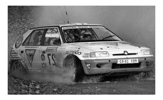 IXO RAC364 Skoda Felicia Kit Car, No.27, Trigard Team Skoda, Rallye WM, RAC Rally, P.Sibera/P.Gross, 1995 1:43