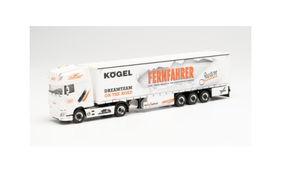 Herpa 945202 DAF XF SSC Gardinenplanen-Sattelzug 