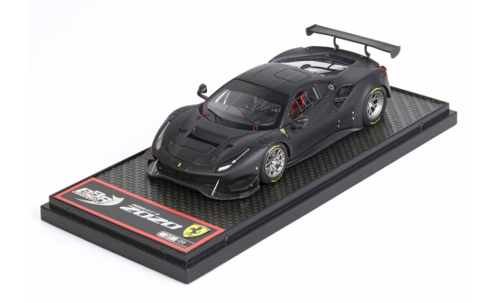 BBR BBRC238MB Ferrari 488 GT3 2020 - Matt Black 1:43