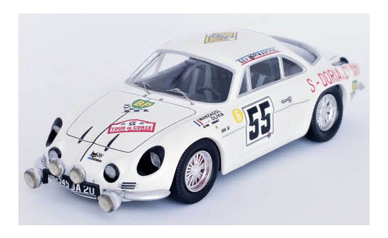 Trofeu RRFR30 Alpine Renault A110, No.55, Tour de Corse, J.-P.Manzagol/J.-P.Oliva, 1969 1:43