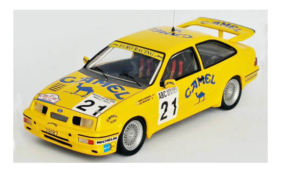 Trofeu RRBE31 Ford Sierra RS Cosworth, No.21, Euro Racing, Camel, Boucles de Spa, Y.Bodson/L.Bouchat, 1989 1:43