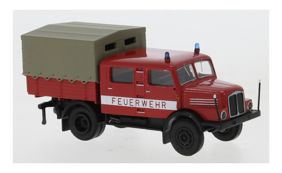 Brekina 71764 IFA S 4000-1  Truppwagen, Feuerwehr , 3. Version, 1960 1:87