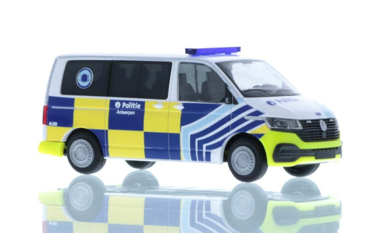 Rietze 53795 Volkswagen T6.1 Politie Antwerpen (BE), 1:87 1:87