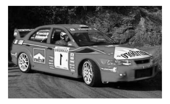 IXO 18RMC074A20 Mitsubishi Lancer RS Evolution VI, No.1, Rally San Remo, T.Mäkinen/R.Mannisenmäki, 1999 - Vorbestellung 1:18