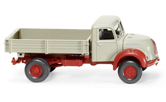 Wiking 042498 Pritschenkipper (Magirus) - kieselgrau 1:87