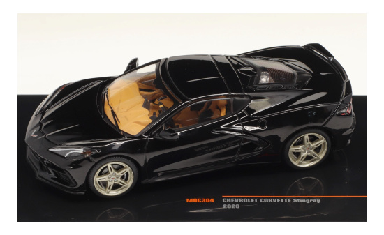 IXO MOC304 Chevrolet Corvette C8 Stingray, schwarz, 2020 1:43