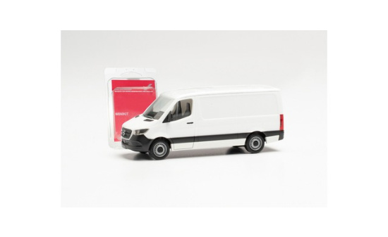 Herpa 013871 Herpa MiniKit: Mercedes-Benz Sprinter `18 Kasten Flachdach, weiß 1:87