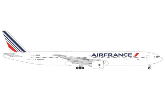 Herpa 535618 Air France Boeing 777-300ER - 2021 livery F-GSQF Papeete - Vorbestellung 1:500