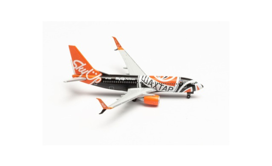 Herpa 535731 SkyUp Airlines Boeing 737-700 Shaktar Donetsk UR-SQE 1:500