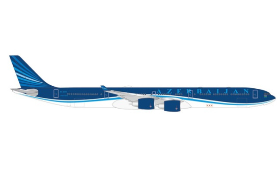 Herpa 535762 Azerbaijan Airlines Airbus A340-600 4K-AI08 Baku-8 1:500