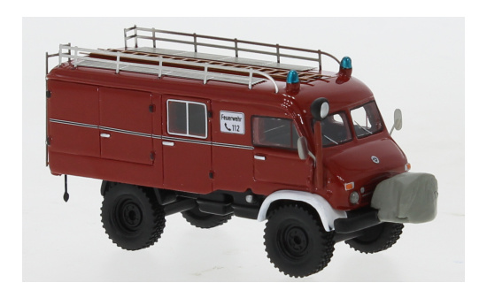 BoS-Models 87786 Mercedes Unimog 404 S LF8, rot/weiss, Feuerwehr, 1962 1:87