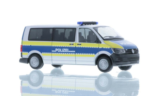 Rietze 53728 Volkswagen T6 Polizei Mecklenburg Vorpommern, 1:87 1:87