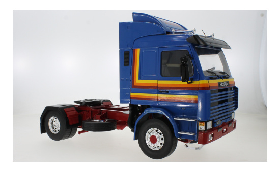 MCG 18144 Scania 143 Topline, blau/Dekor, 1987 1:18