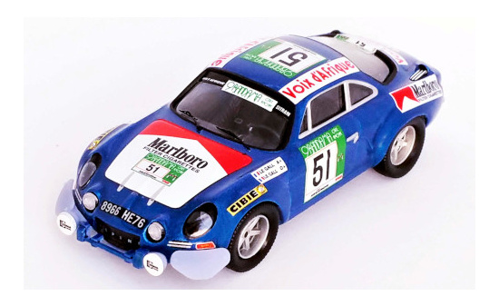 Trofeu RRCI05 Alpine Renault A110, No.51, Rallye WM, Rallye Bandama, M.Le Gall/Y.Le Gall, 1977 1:43