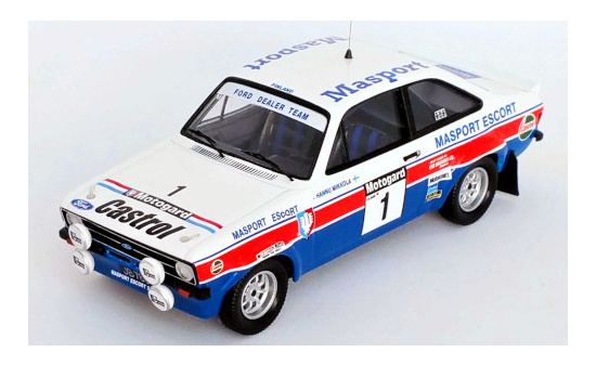 Trofeu RRNZ07 Ford Escort Mk II RS 1800, No.1, Ford Dealer Team, Masport, Rallye WM, Rallye Neuseeland, H.Mikkola/A.Hertz, 1979 1:43