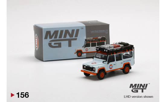 Mini GT MGT00156-MJ Land Rover Defender 110 Gulf 1:64