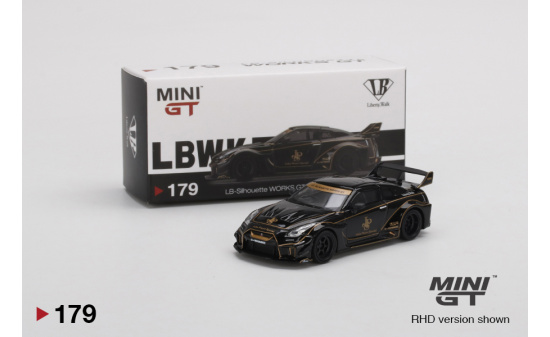 Mini GT MGT00179-R LB-Silhouette WORKS GT NISSAN 35GT-RR Ver.1  JPS (RHD) 1:64