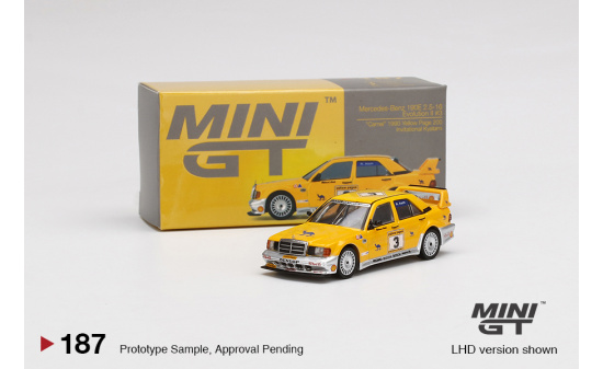 Mini GT MGT00187-L Mercedes-Benz 190E 2.5-16 Evolution II #3  (LHD) 1:64