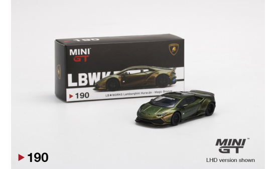 Mini GT MGT00190-L LBâWORKS Lamborghini HuracÃ¡n ver. 2 Magic Bronze (LHD) 1:64