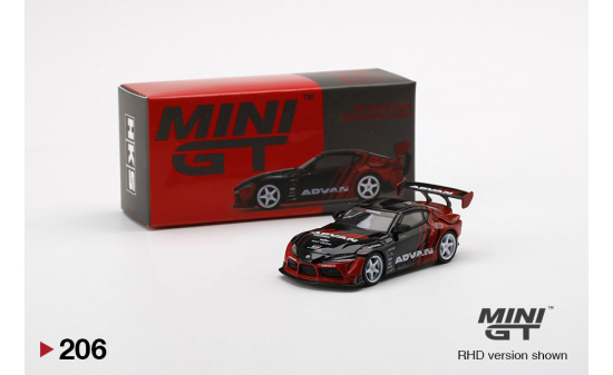 Mini GT MGT00206-R HKS ADVAN GR Supra   (RHD) 1:64