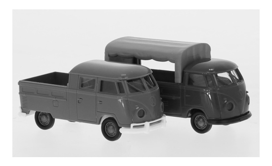 Brekina 10211 VW Sortiment zum Bau von je eine Pritsche und eine Doka T1b, 1960 1:87