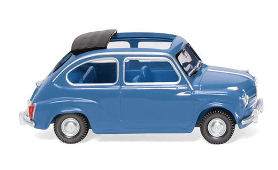 Wiking 009906 Fiat 600 - brillantblau 1:87