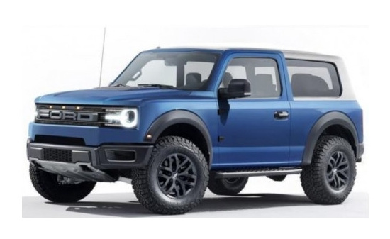 Maisto 31457 Ford Bronco Badlands, blau, 2021 1:18