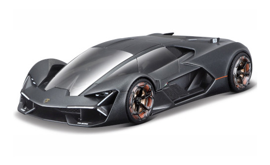 Maisto 39287 Lamborghini Terzo Millenio, metallic-dunkelanthrazit, Bausatz (34 Teile), 2020 1:24