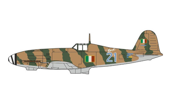 Oxford AC112 Fiat G55 Cantauro, Montefusco-Bonet Squadron, 1944 1:72