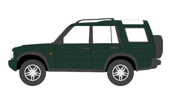 Oxford 76LRD2001 Land Rover Discovery 2, metallic-grün 1:76