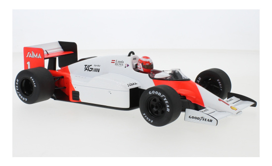 MCG 18607F McLaren TAG MP4/2B, No.1, Marlboro McLaren International, Marlboro, Formel 1, GP Niederlande, mit Decals, N.Lauda, 1985 1:18