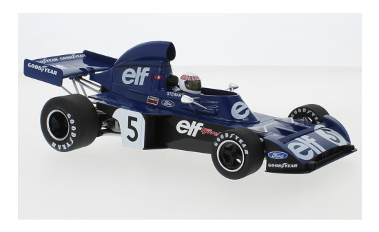 MCG 18600F Tyrrell Ford 006, No.5, Elf Team Tyrrell, Formel 1, GP Monaco, J.Stewart, 1973 1:18