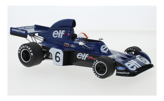 MCG 18601F Tyrrell Ford 006, No.6, Elf Team Tyrrell, Formel 1, GP Belgien, F.Cevert, 1973 1:18