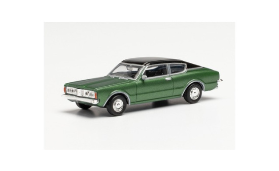 Herpa 033398-002 Ford Taunus 1600 Coupé (Knudsen), dunkelgrün met 1:87