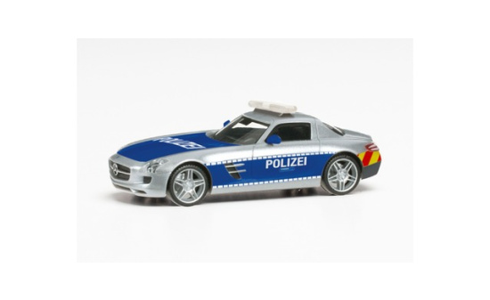 Herpa 096515 Mercedes-Benz SLS AMG Polizei Showcar 1:87