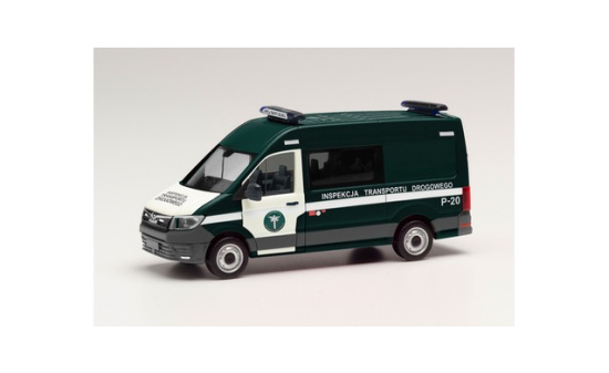 Herpa 096607 MAN TGE Bus HD Inspekcja Transportu Polen 1:87