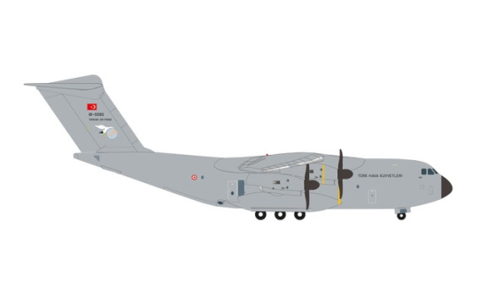 Herpa 535656 Turkish Air Force Airbus A400M Atlas - 221. Filo Esen (221st Sqn Breeze), Erkilet-Kayseri Air Base 18-0093 - Vorbestellung 1:500