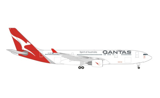 Herpa 535854 Qantas Airbus A330-200 VH-EBO Kimberley 1:500