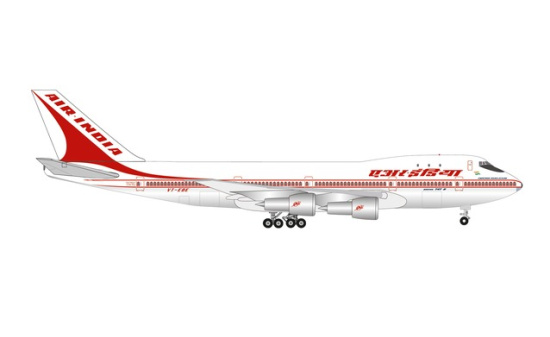 Herpa 535892 Air India Boeing 747-200 - 50 Years of 747 Introduction - VT-EBE Emperor Shahjehan - Vorbestellung 1:500