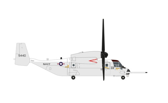 Herpa 571760 Bell Boeing CMV-22B Osprey - VRM-30 Titans, USS Carl Vinson, Pacific Fleet 169440 - Vorbestellung 1:200