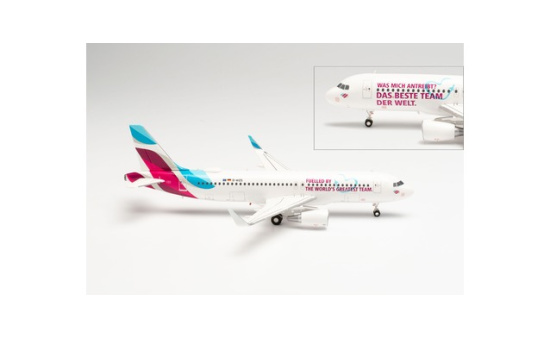 Herpa 571838 Eurowings Airbus A320 Teamflieger - D-AIZS 1:200